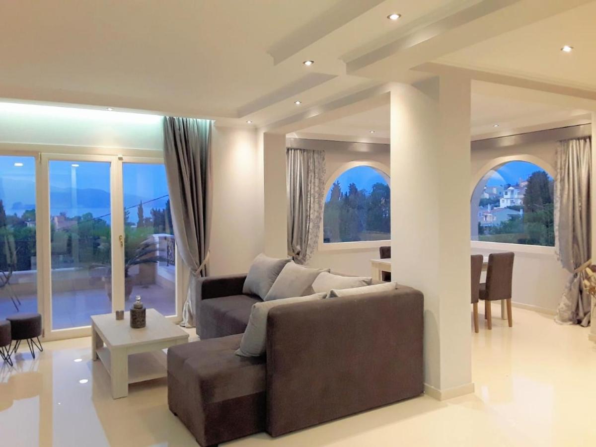 Sunshine Home 3 With Sea View Alepou 외부 사진