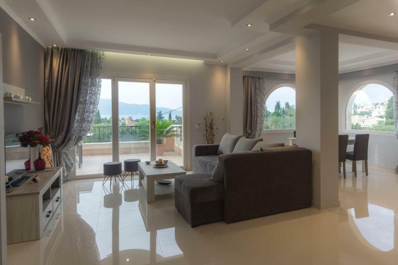 Sunshine Home 3 With Sea View Alepou 외부 사진