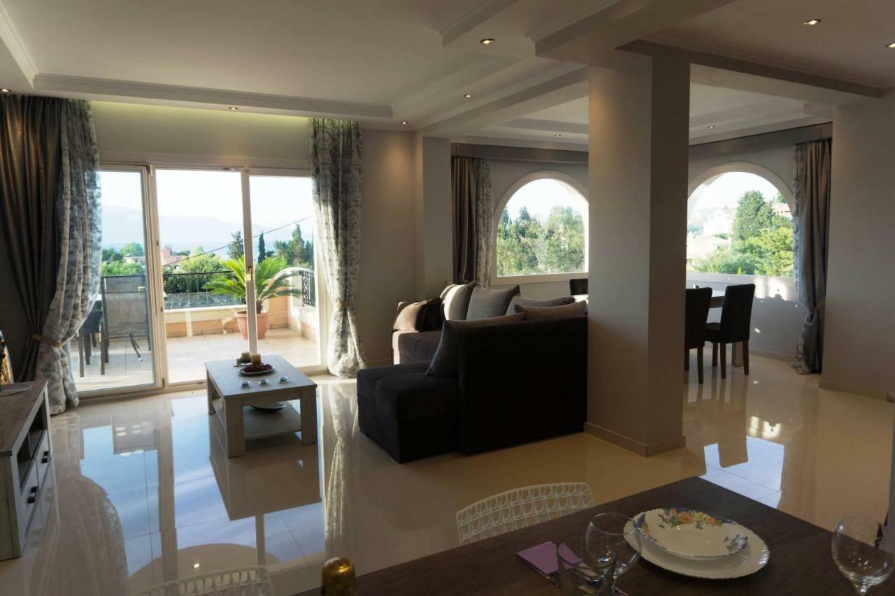 Sunshine Home 3 With Sea View Alepou 외부 사진