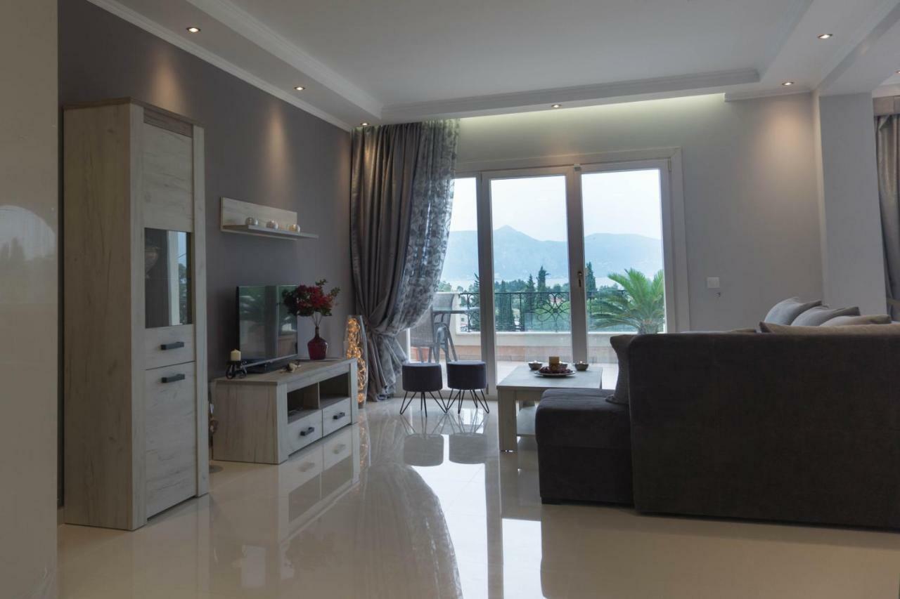 Sunshine Home 3 With Sea View Alepou 외부 사진