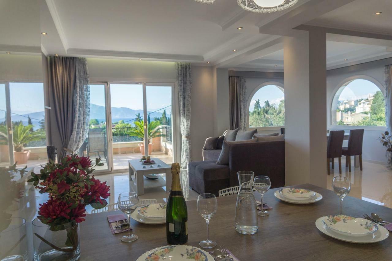 Sunshine Home 3 With Sea View Alepou 외부 사진